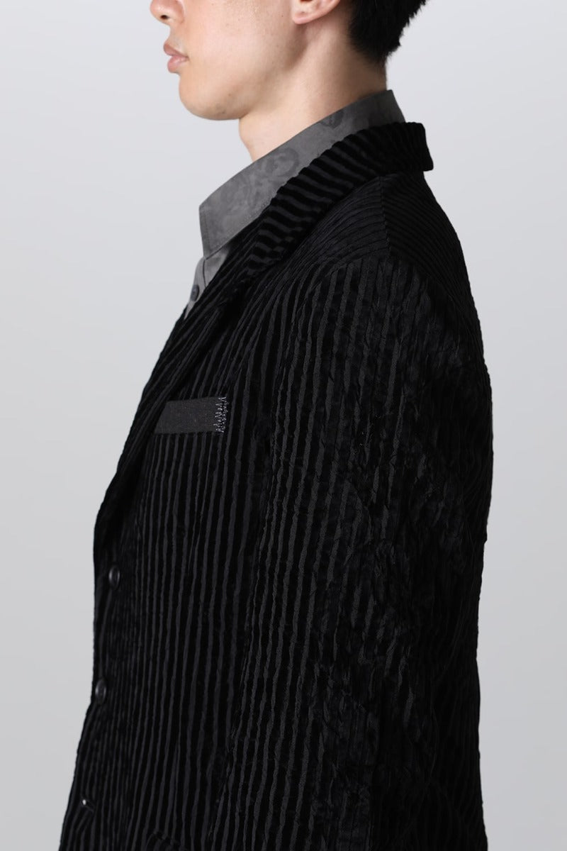 Bell Stripe Color Scheme Stitch Jacket