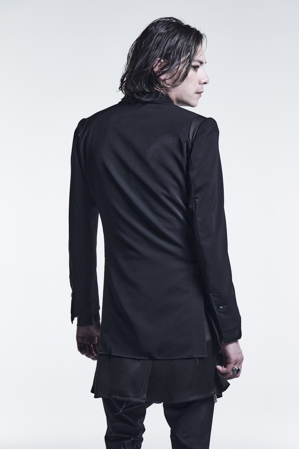 Layered Jacket Black