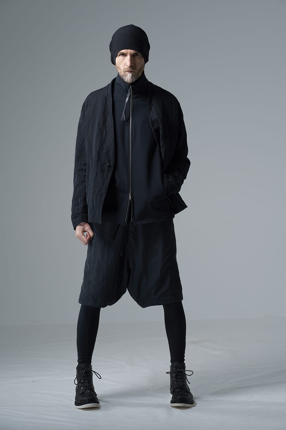 Jacket cotton linen metal shrink