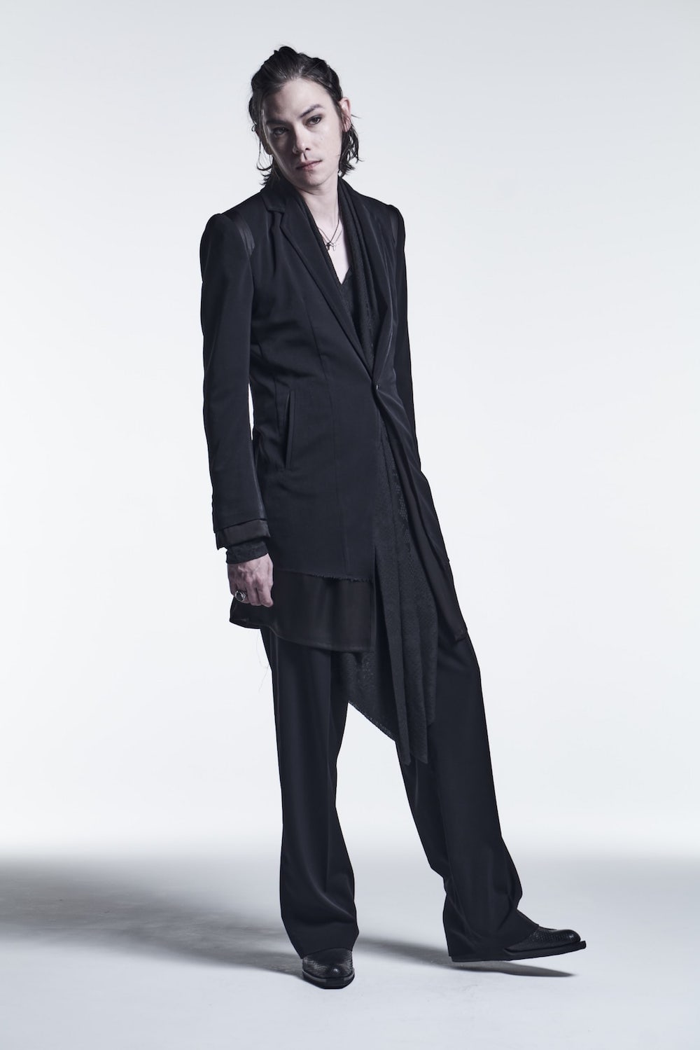 Layered Jacket Black