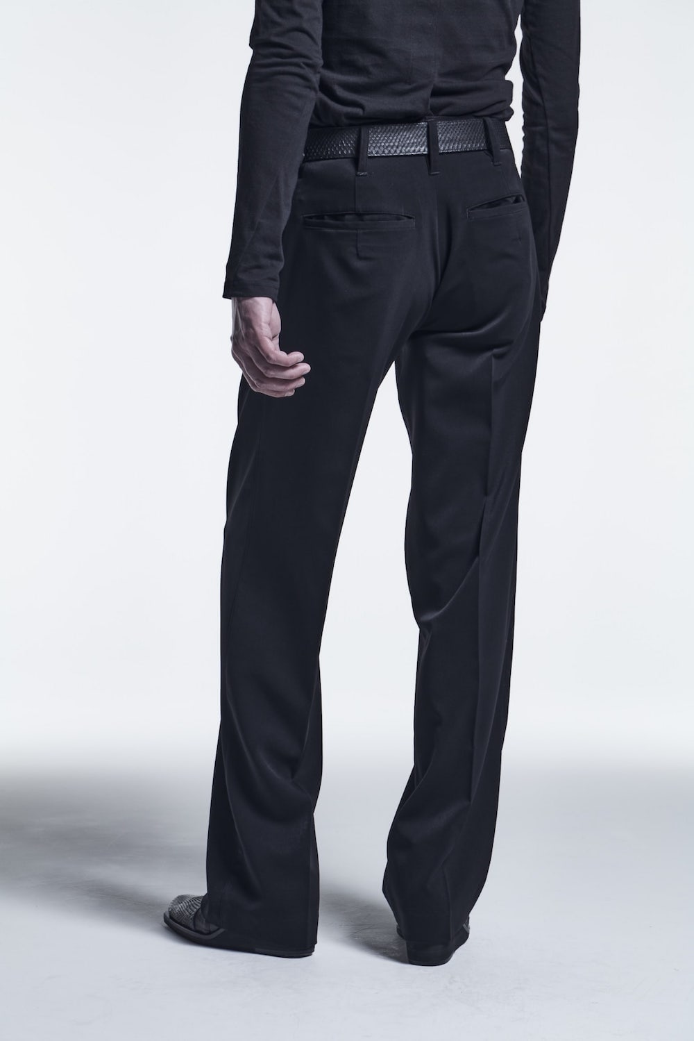 Wide Slacks Black