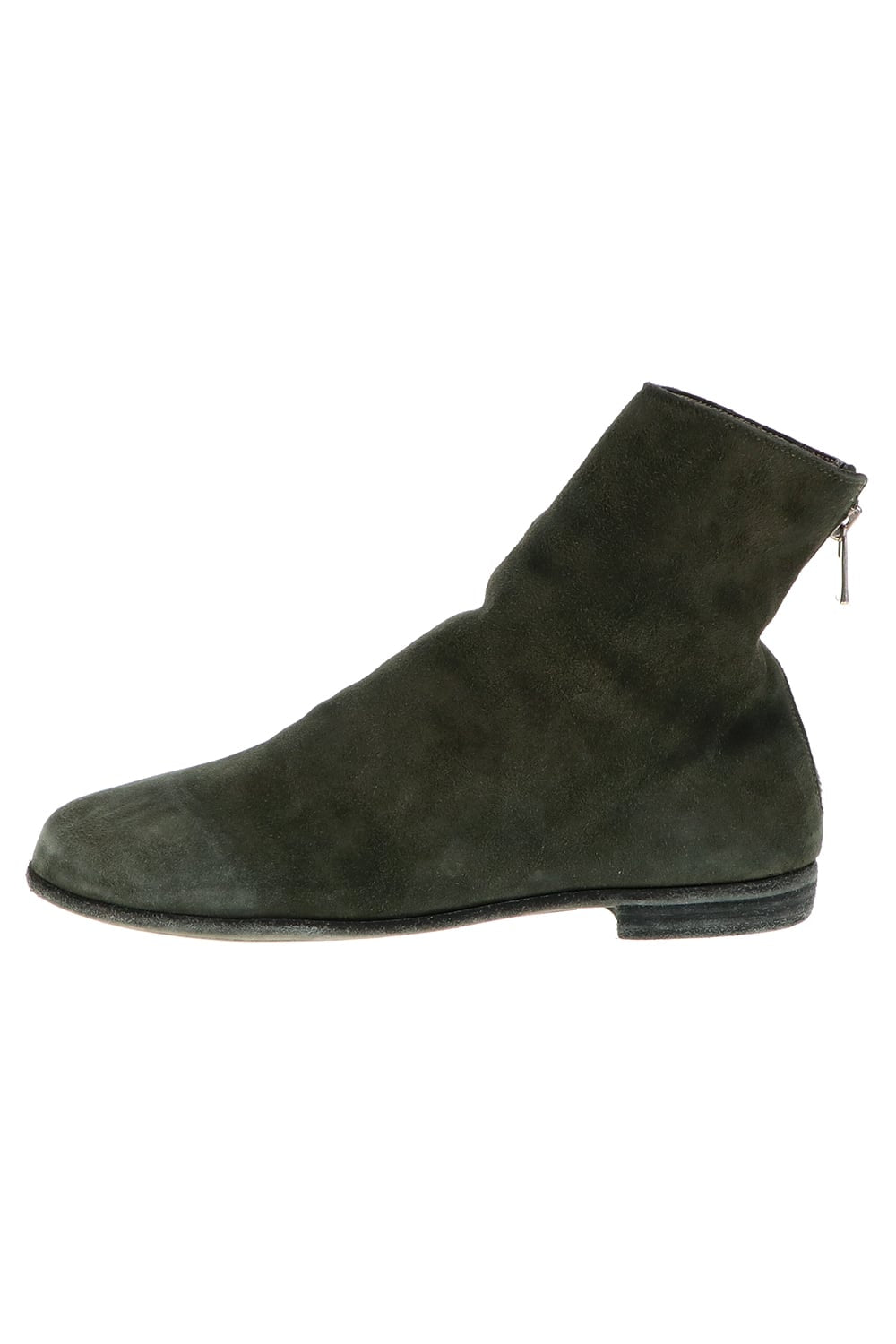 ZO08 - Flat Sole Short Back Zip Boots