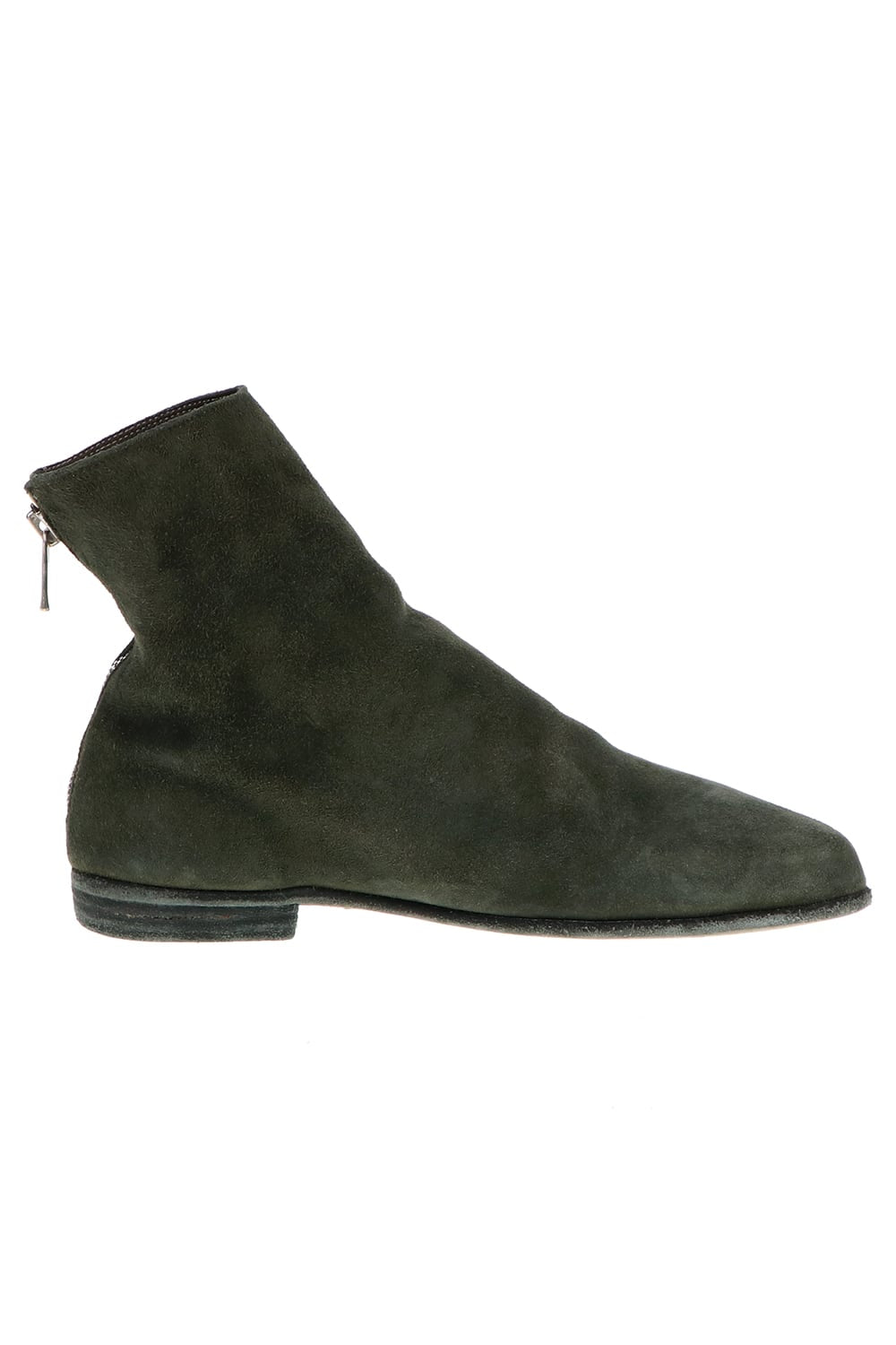 ZO08 - Flat Sole Short Back Zip Boots