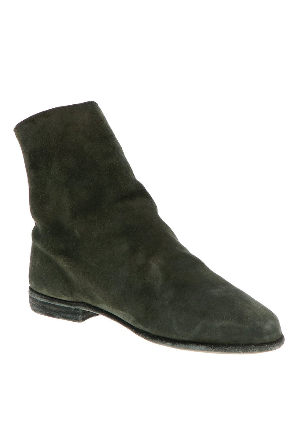 ZO08 - Flat Sole Short Back Zip Boots