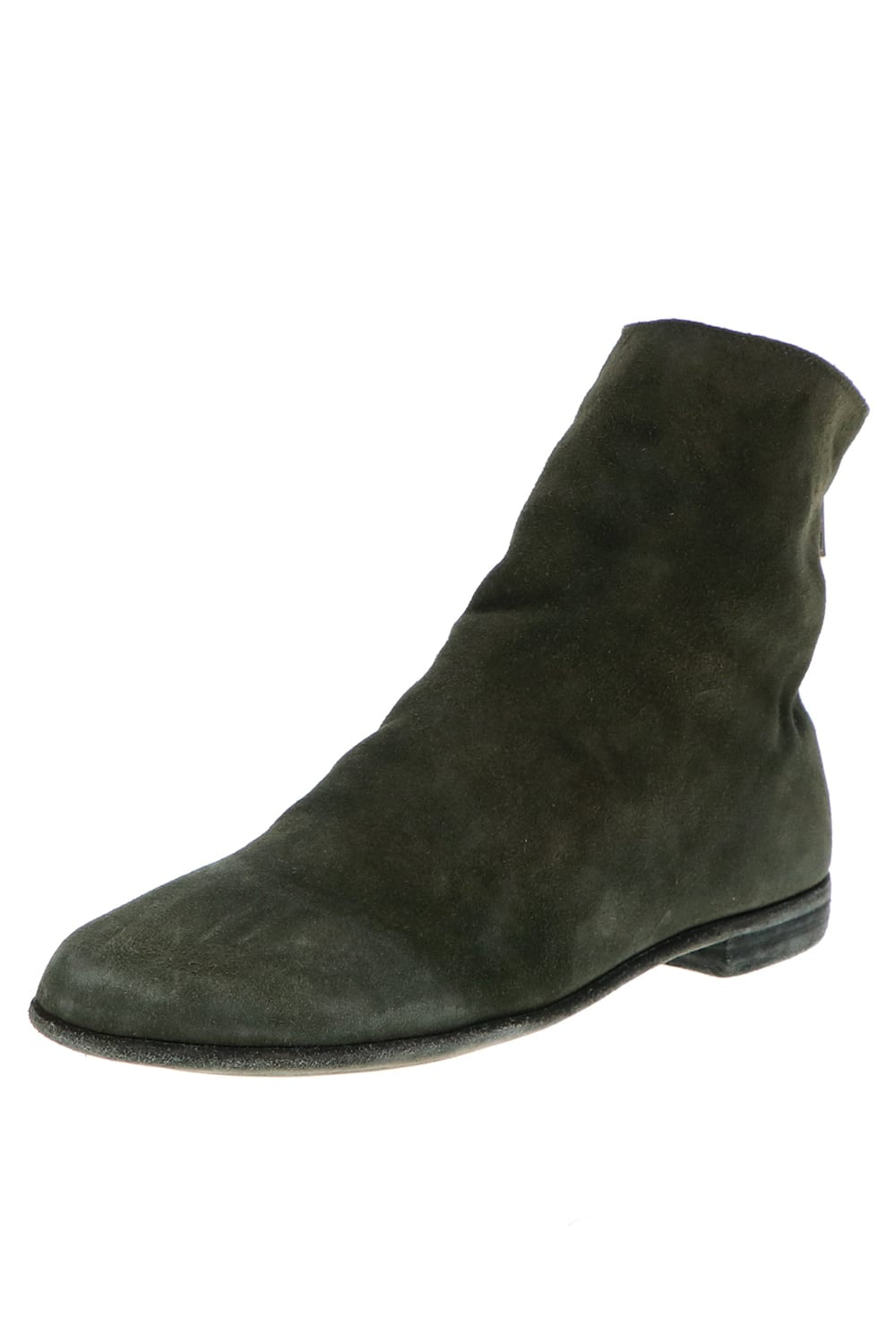 ZO08 - Flat Sole Short Back Zip Boots