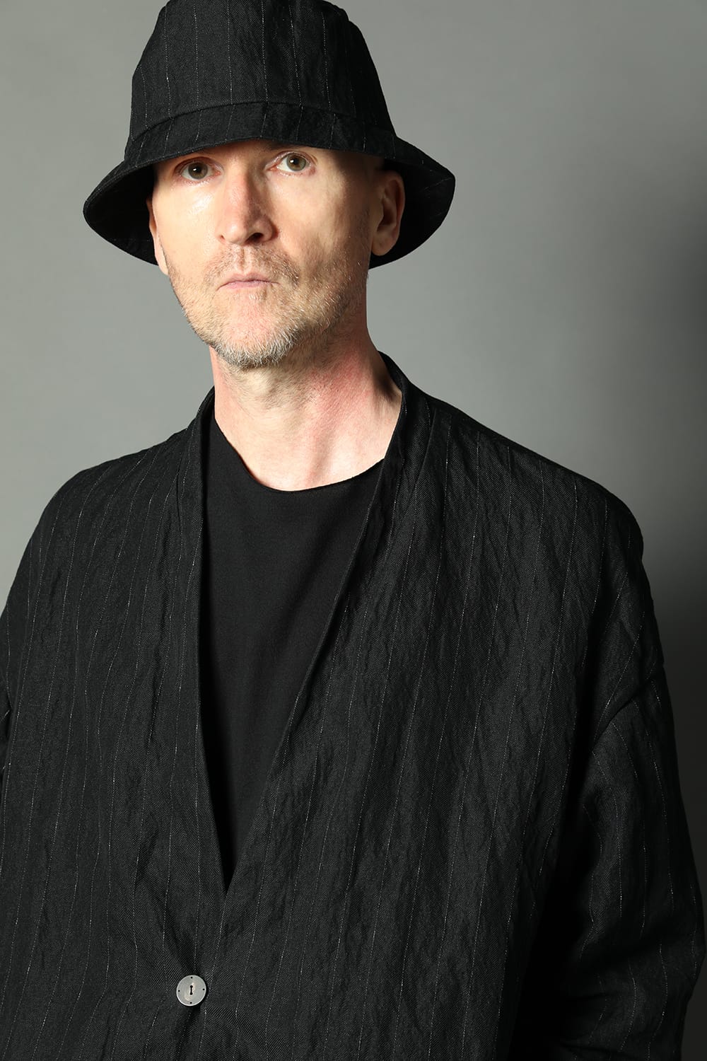 Jacket cotton linen metal shrink